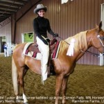 Kathi Tucker & Maryanne about to go into the ring