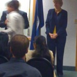 That blur you see if Kathi racing past after getting her citizenship certificate